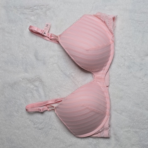 3090 NWT Victoria's Secret Sexy Tee Sheer Heritage Stripe Wireless Push-Up 34B - Picture 4 of 8